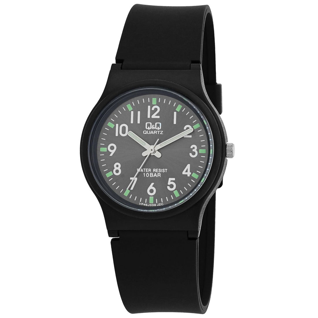 Q&Q Herrenuhr Silikonarmband 10 BAR