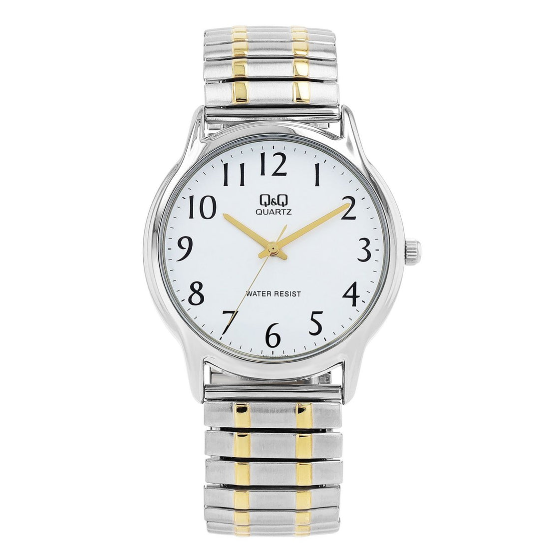 Q&Q Edelstahl Herrenuhr