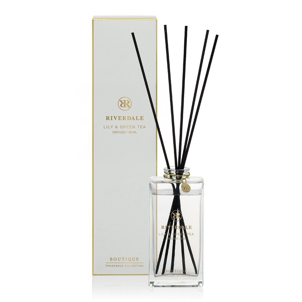 Boutique-Duftstäbchen Lily & Green Tea 140 ml grau
