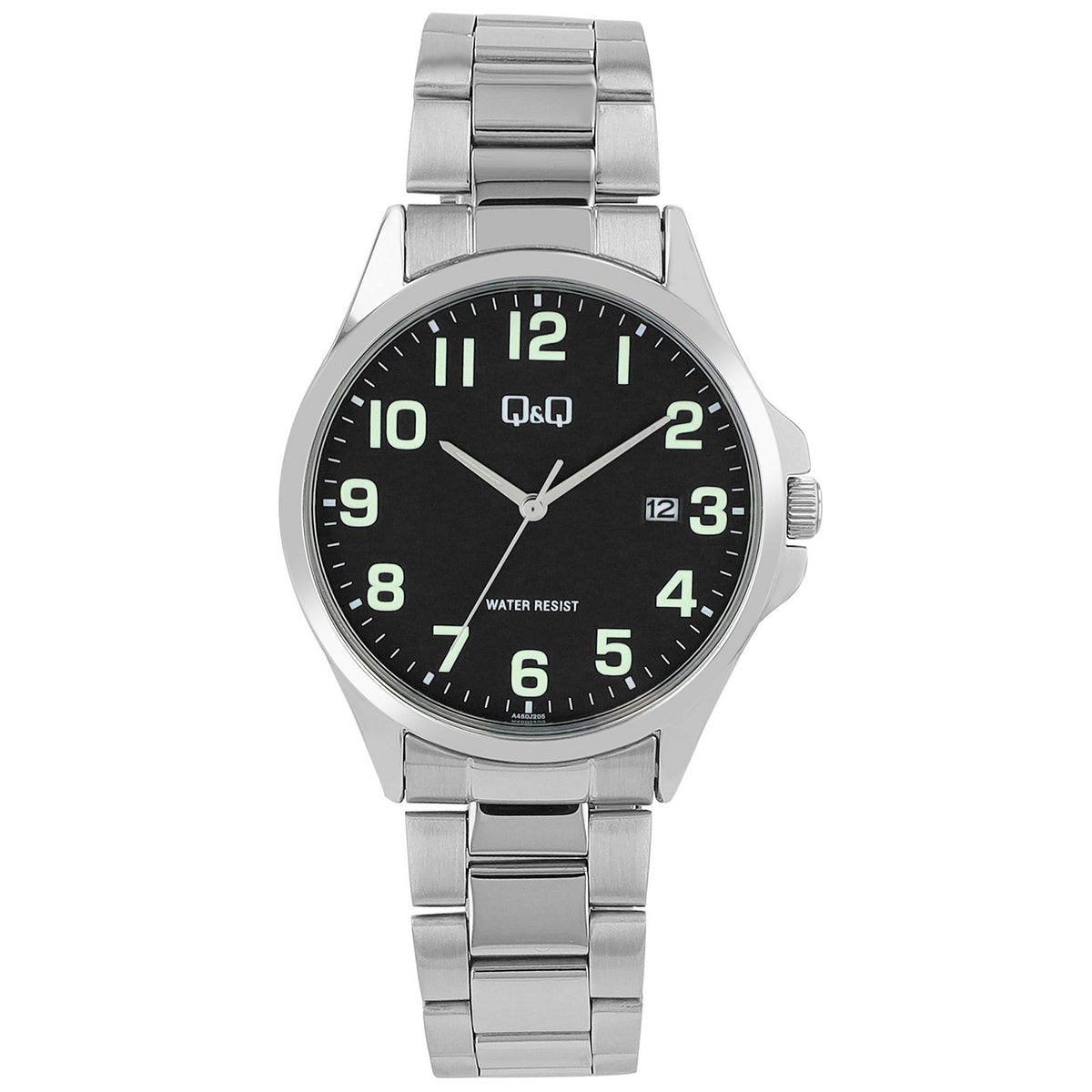 Q&Q Herrenuhr Edelstahlarmband