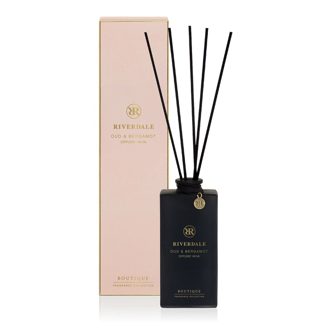 Boutique-Duftstäbchen Oud &amp; Bergamotte, 140 ml, Rosa