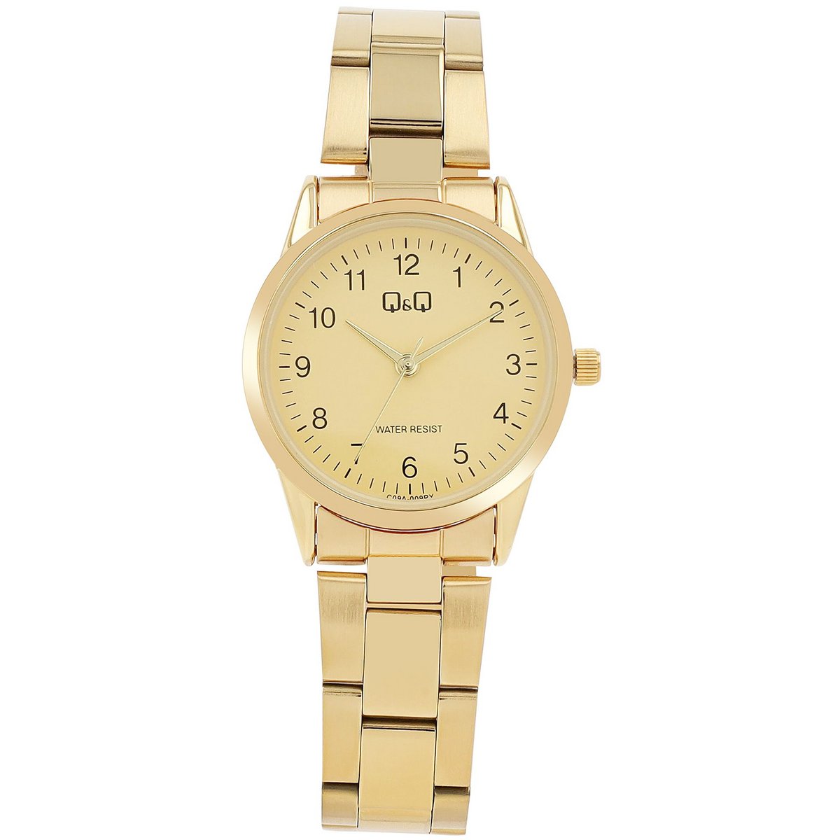 Q&amp;Q Damenuhr mit Edelstahlarmband, goldfarben