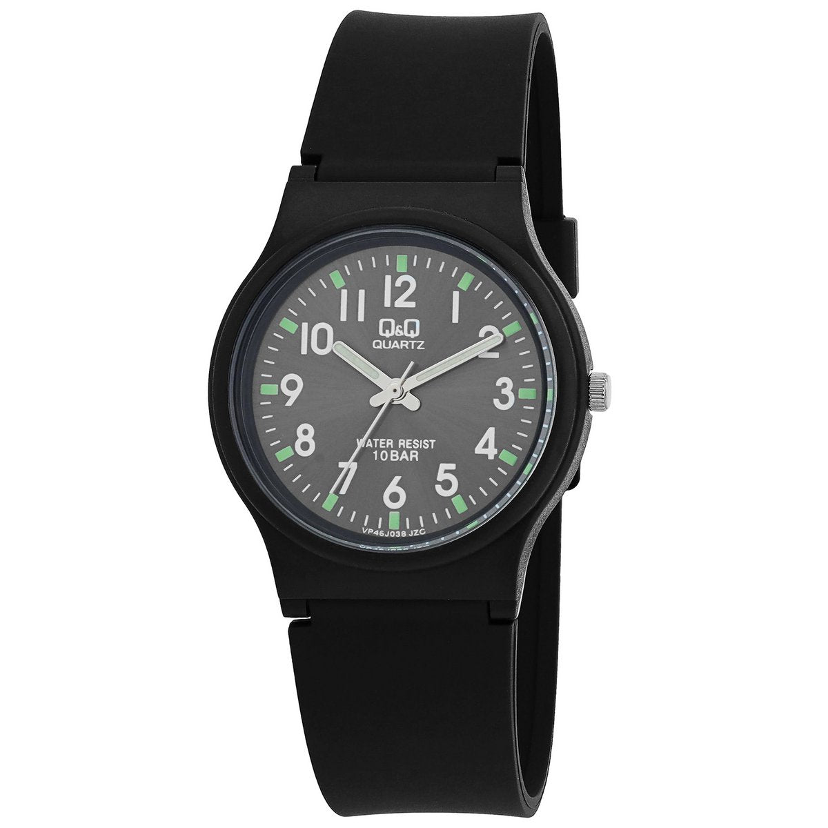 Q&amp;Q Herrenuhr Silikonarmband 10 BAR