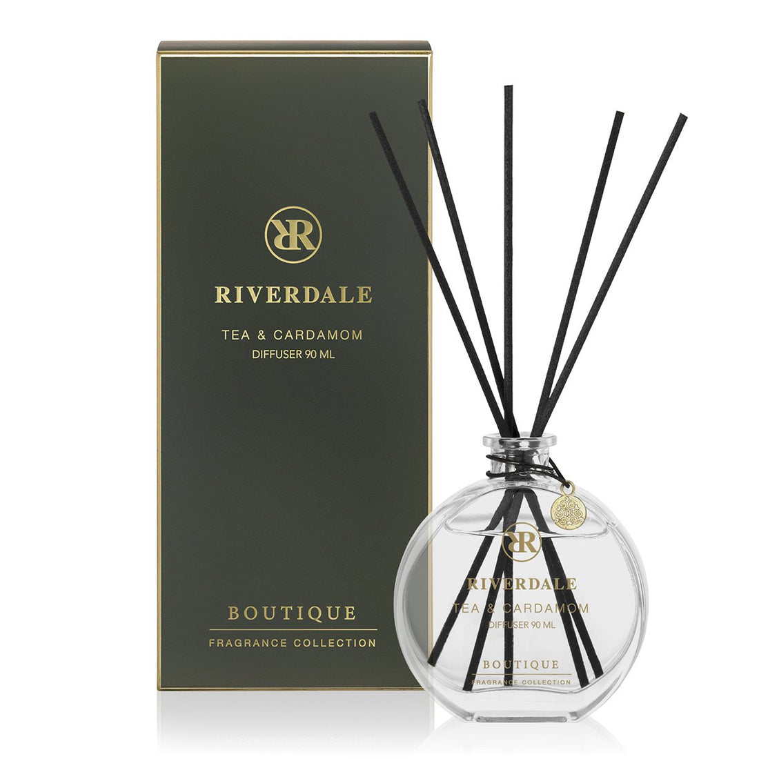 Boutique Duftstäbchen Tee &amp; Kardamom 90 ml grün