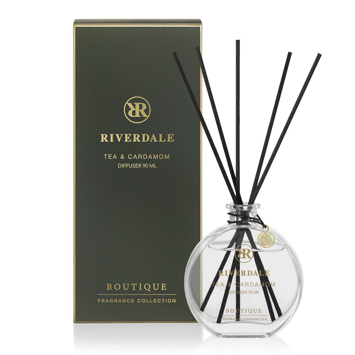Boutique Duftstäbchen Tee &amp; Kardamom 90 ml grün