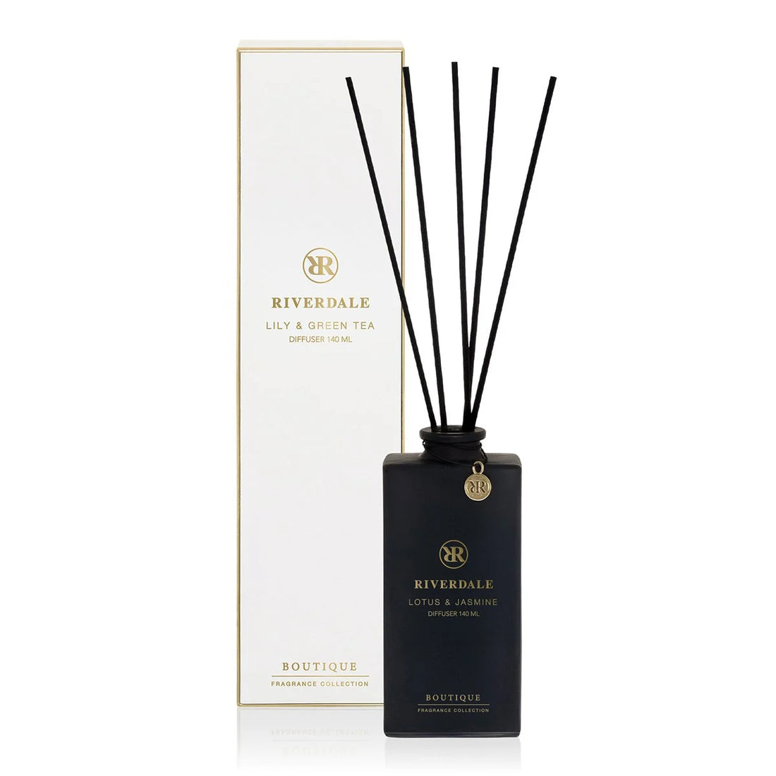 Boutique-Duftstäbchen Lotus &amp; Jasmin 140 ml weiß