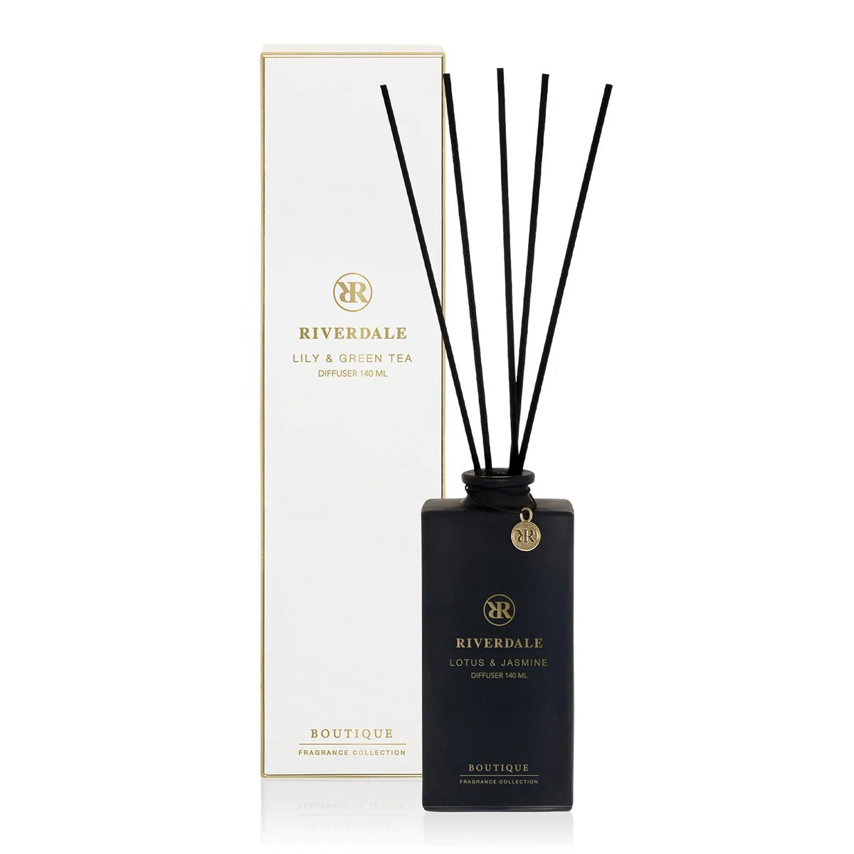 Boutique-Duftstäbchen Lotus &amp; Jasmin 140 ml weiß
