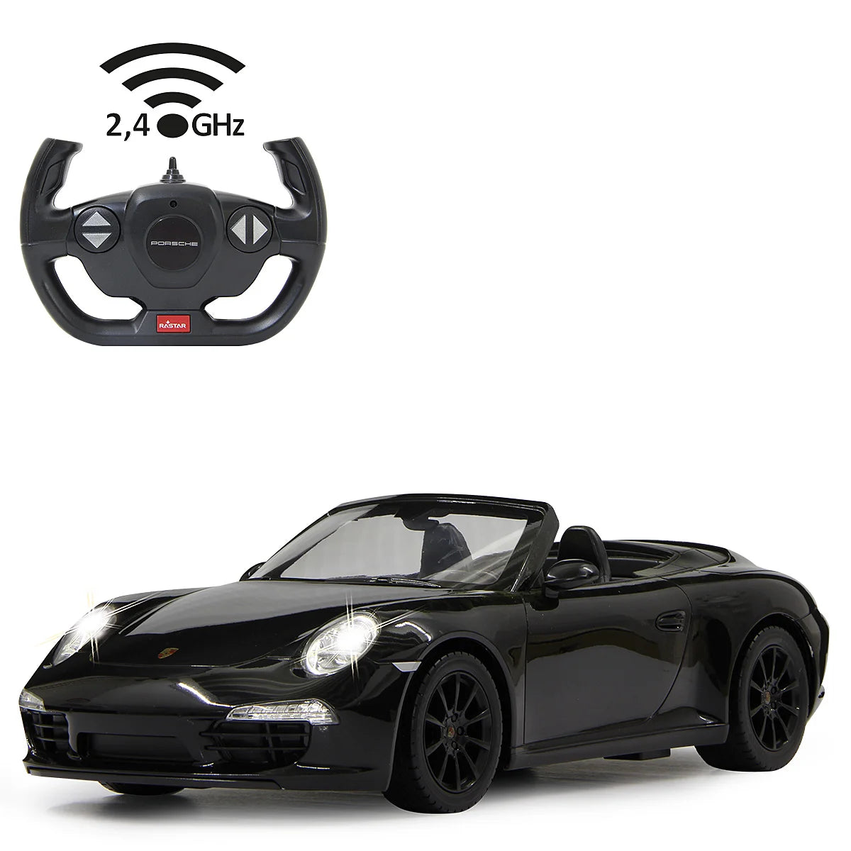 Porsche 911 Carrera S 112 Deluxe Car Modell mit Fernsteuerung und LED Fahrlicht