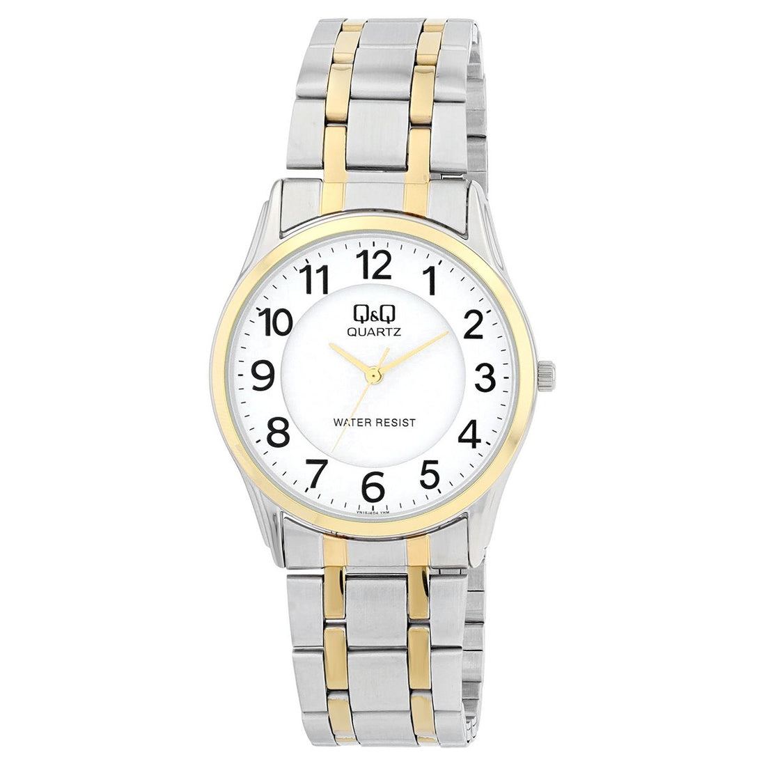 Q&amp;Q Herrenuhr mit Edelstahlband, 3 BAR, bicolor