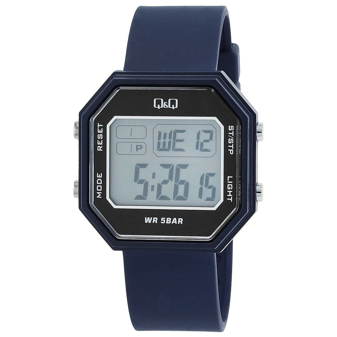 Digitaluhr mit Kunststoffarmband, Blau