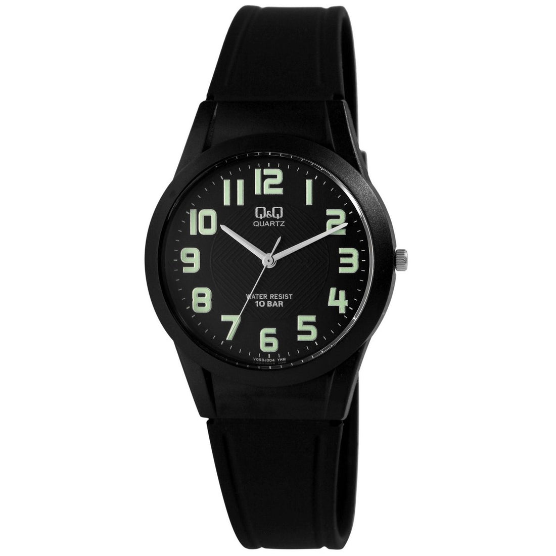Q&amp;Q Unisexuhr mit Silikonarmband, 10 bar,