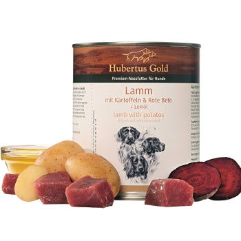 Hubertus Gold Nassfutter Lamm 30 x 800g