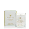Boutique Duftkerze im Topf Lily & Green Tea 10 cm grau