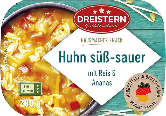 Herzhaftes Fertiggericht in Mikrowellenschale I Lange 