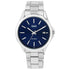Q&Q Edelstahlarmband Herrenuhr