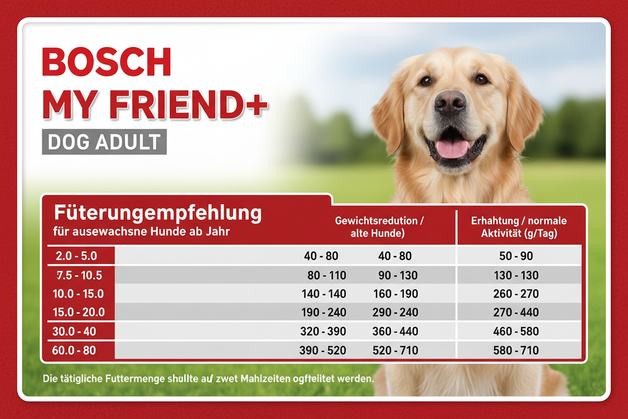 Hundetrockenfutter für erwachsene Hunde