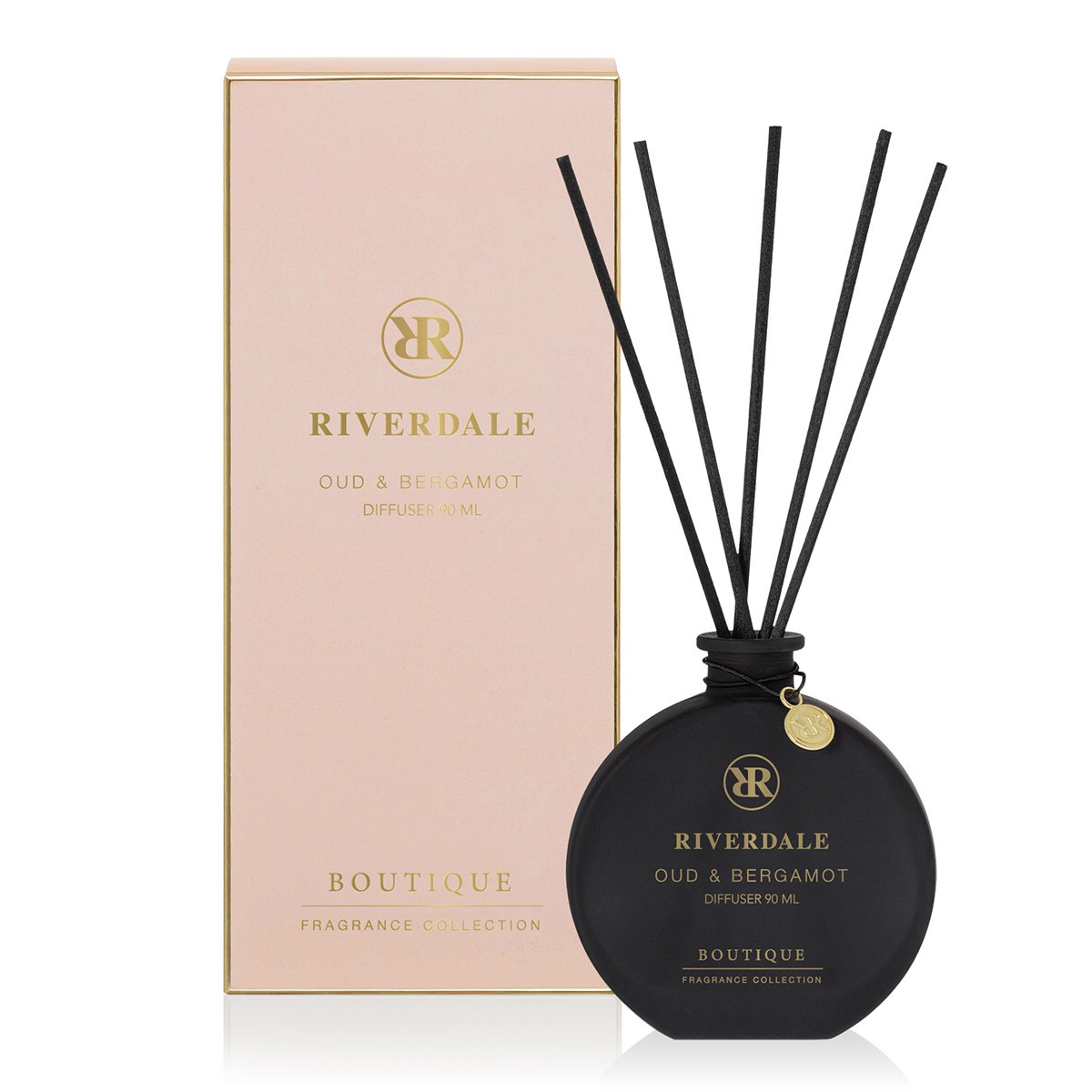 Boutique-Duftstäbchen Oud &amp; Bergamotte, 90 ml, Rosa