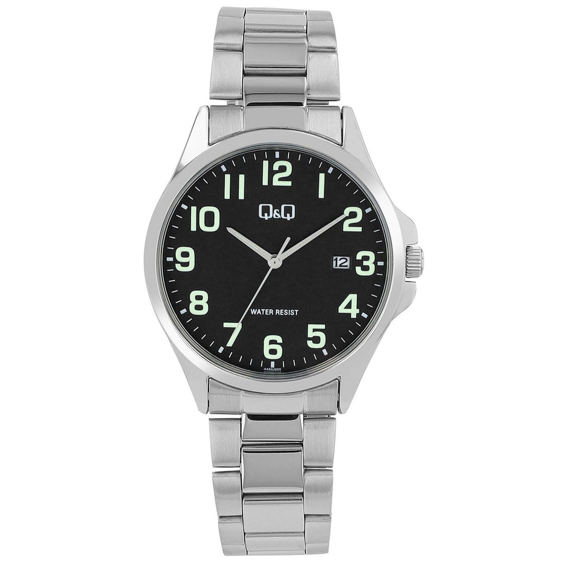 Q&amp;Q Herrenuhr Edelstahlarmband